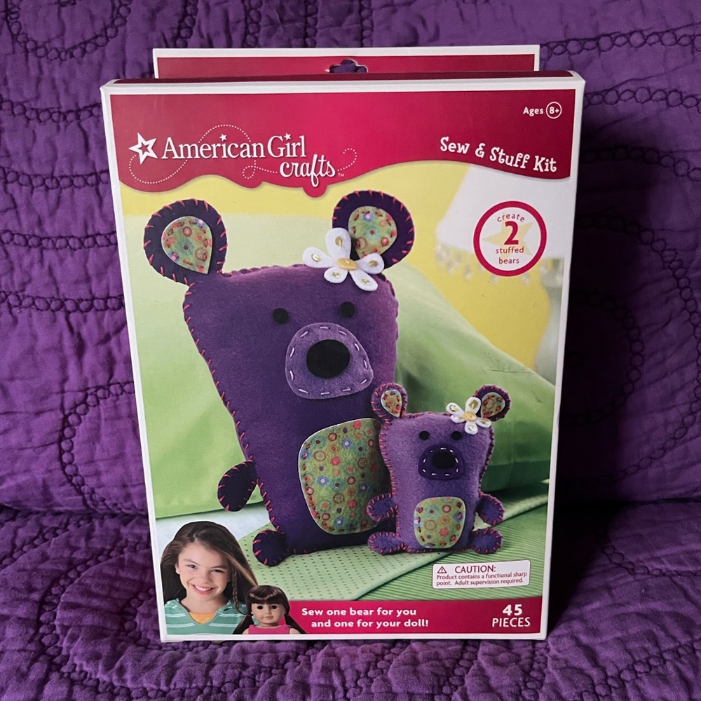 American Girl Sew Craft Kit Bear